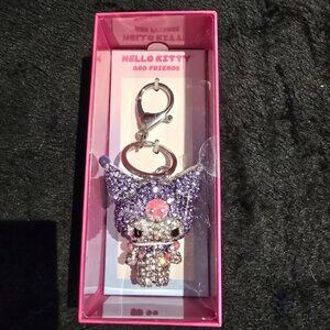 Hello Kitty & Friends Kuromi Crystal Bag Charm / Keychain – NIB